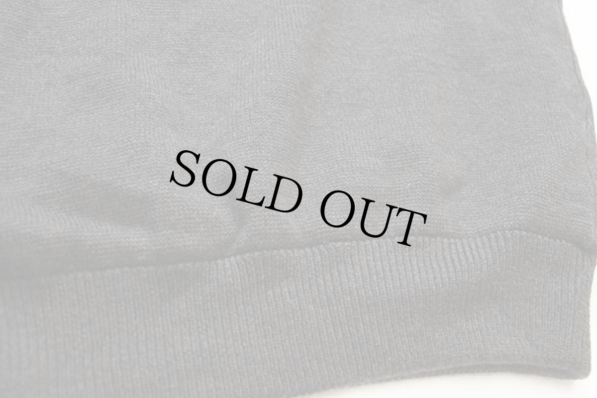 画像5: トルコ製 Barbourバブアー STORM ハイネック ハーフジップ ショルダー＆エルボーパッチ メリノウールニット セーター オリーブ M (5)