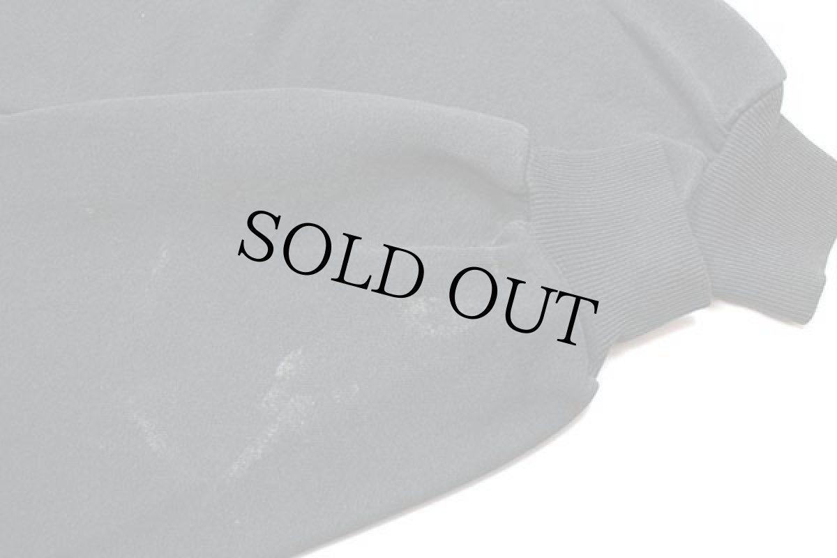 画像6: 90s USA製 RUSSELLラッセル WILLIAMSPORT BOMBERS 戦闘機 前V スウェット 黒 L (6)