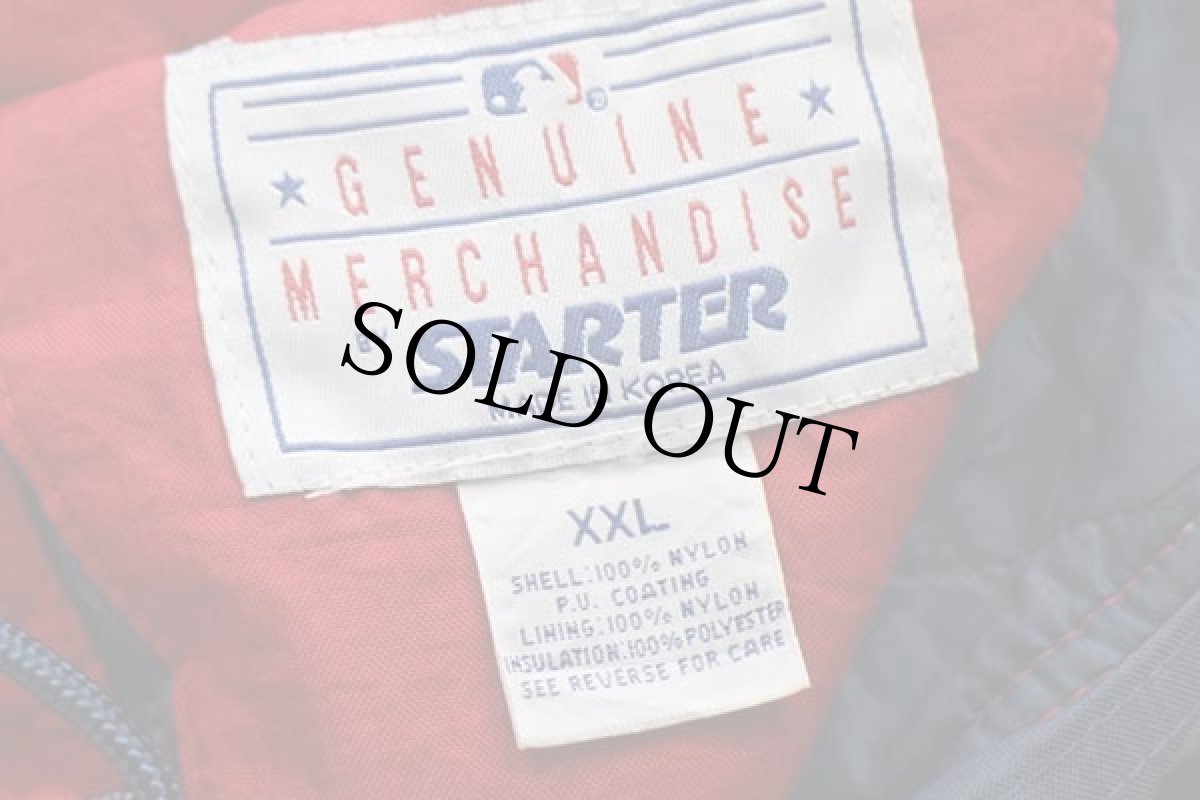 画像4: 90s STARTERスターター MLB MINNESOTA Twins 刺繍 マルチカラー プルオーバー 中綿入り ナイロンパーカー XXL★特大 (4)