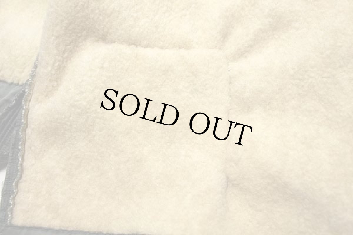 画像10: 50s 米軍 USAF ウールパイル ライナージャケット ボロ セージグリーン M-R (10)