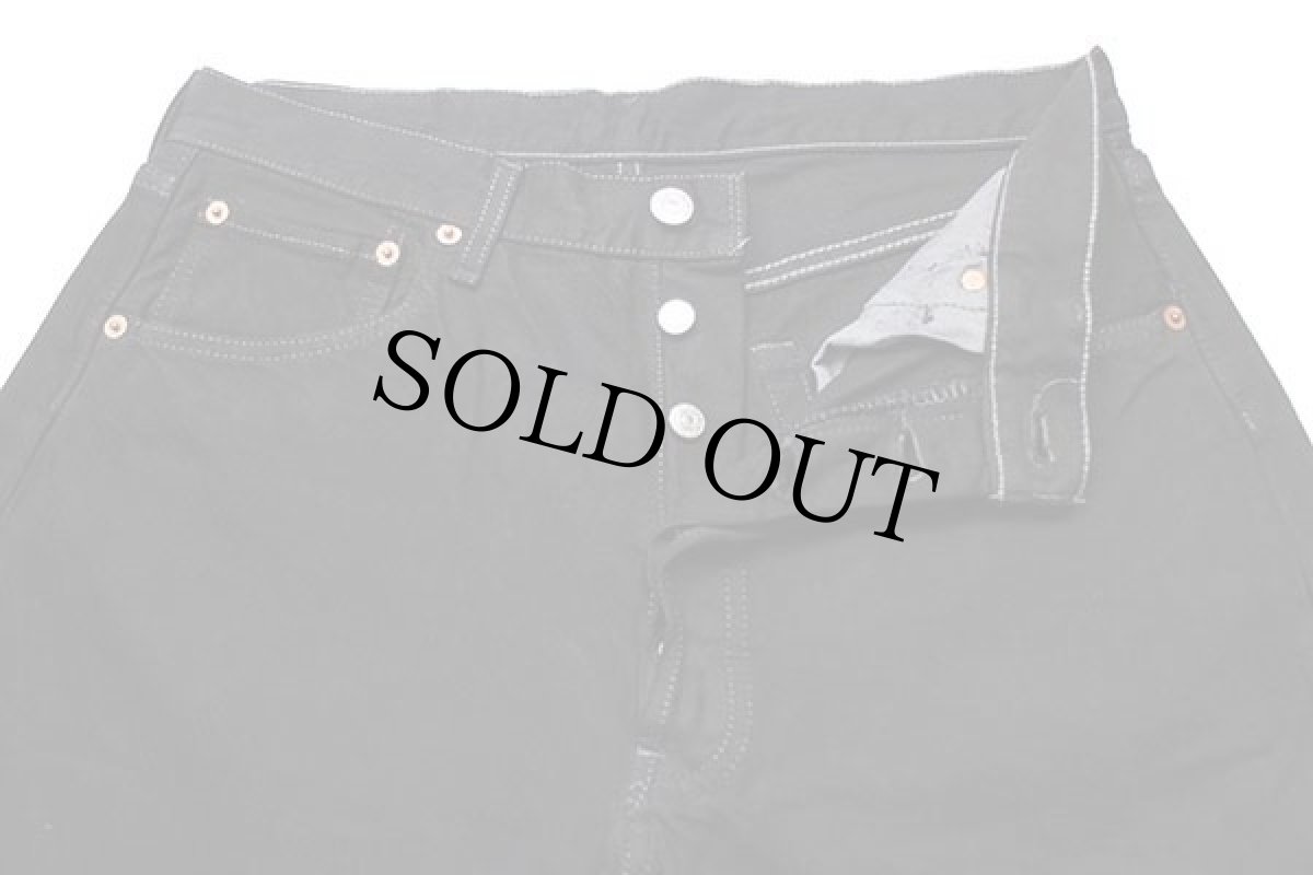 画像4: 90s ハンガリー製 Levi'sリーバイス 501 ブラック デニムパンツ 後染め w33 L34★SDP1525 ユーロ (4)