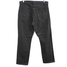 画像3: 80s Levi'sリーバイス 509 ブラック デニムパンツ 後染め w34★SDP1549 (3)