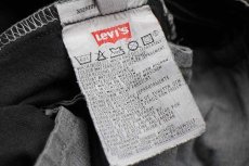 画像6: 00s ポーランド製 Levi'sリーバイス 501 ブラック デニムパンツ 後染め w34★SDP1490 ユーロ (6)