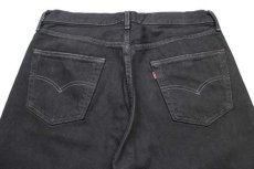 画像5: 00s ポーランド製 Levi'sリーバイス 501 ブラック デニムパンツ 後染め w34★SDP1490 ユーロ (5)