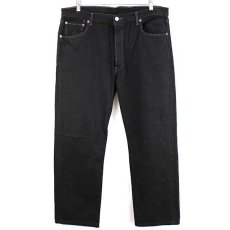 画像2: 90s USA製 Levi'sリーバイス 501 ブラック デニムパンツ 後染め w37★SDP1467 (2)