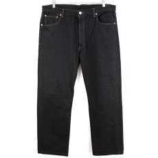 画像2: 90s USA製 Levi'sリーバイス 501 ブラック デニムパンツ 後染め w37★SDP1467 (2)