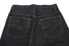 画像5: 90s USA製 Levi'sリーバイス 501 ブラック デニムパンツ 後染め w27★SDP1471 (5)