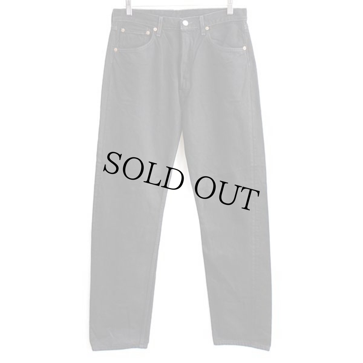 画像2: 90s ハンガリー製 Levi'sリーバイス 501 ブラック デニムパンツ 後染め w33 L34★SDP1525 ユーロ (2)
