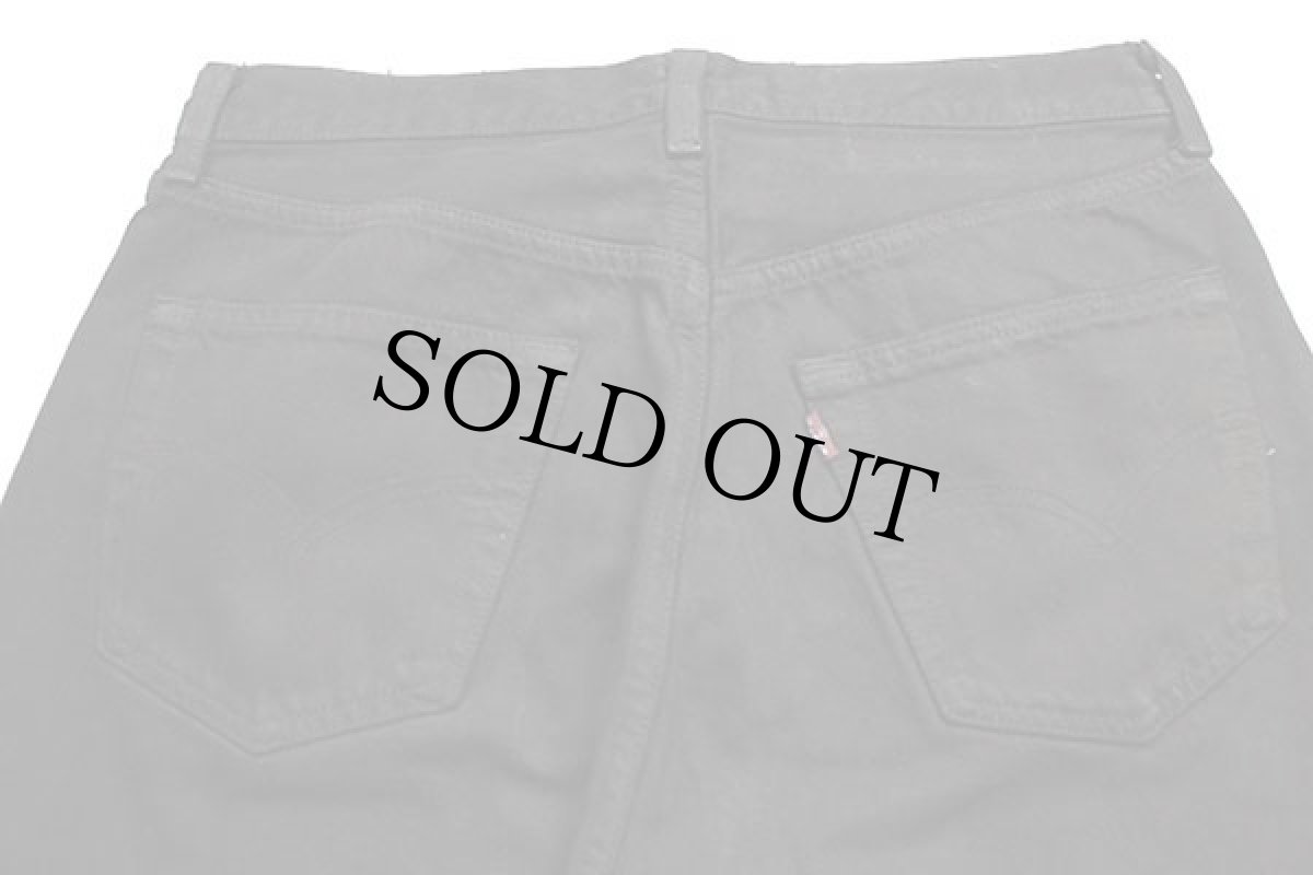 画像5: 90s USA製 Levi'sリーバイス 501 ブラック デニムパンツ 後染め w32★SDP1457 (5)