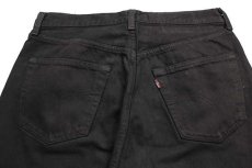 画像5: 90s USA製 Levi'sリーバイス 501 ブラック デニムパンツ 後染め w32★SDP1457 (5)