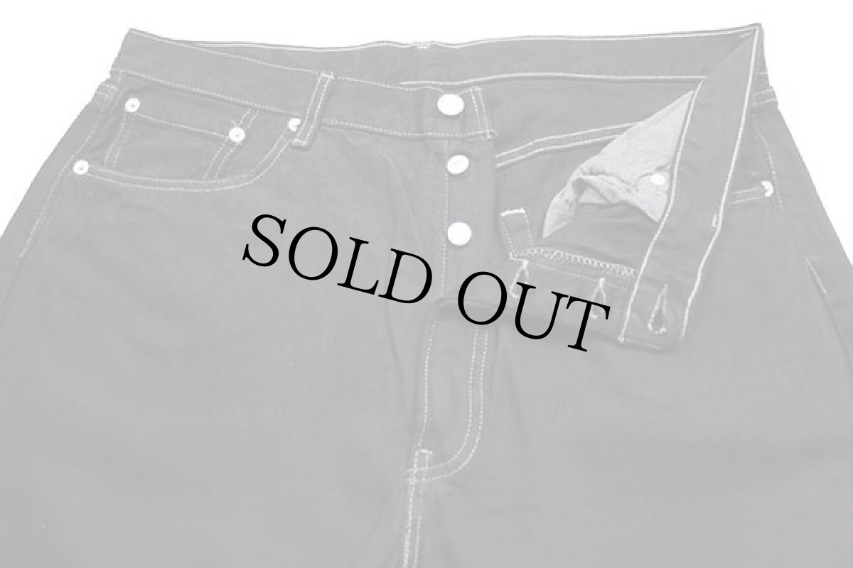 画像4: 00s USA製 Levi'sリーバイス 501 ブラック デニムパンツ 後染め w38 L32★SDP1465 (4)