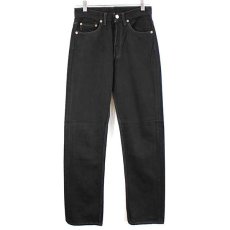 画像2: 90s USA製 Levi'sリーバイス 501 ブラック デニムパンツ 後染め w27★SDP1471 (2)