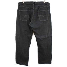 画像3: 90s フランス製 Levi'sリーバイス 501 ブラック デニムパンツ 後染め w36★SDP1482 ユーロ (3)