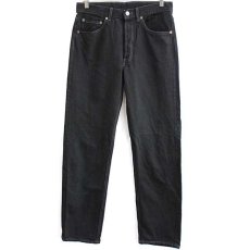 画像2: 90s USA製 Levi'sリーバイス 501 ブラック デニムパンツ 後染め w31★SDP1495 (2)