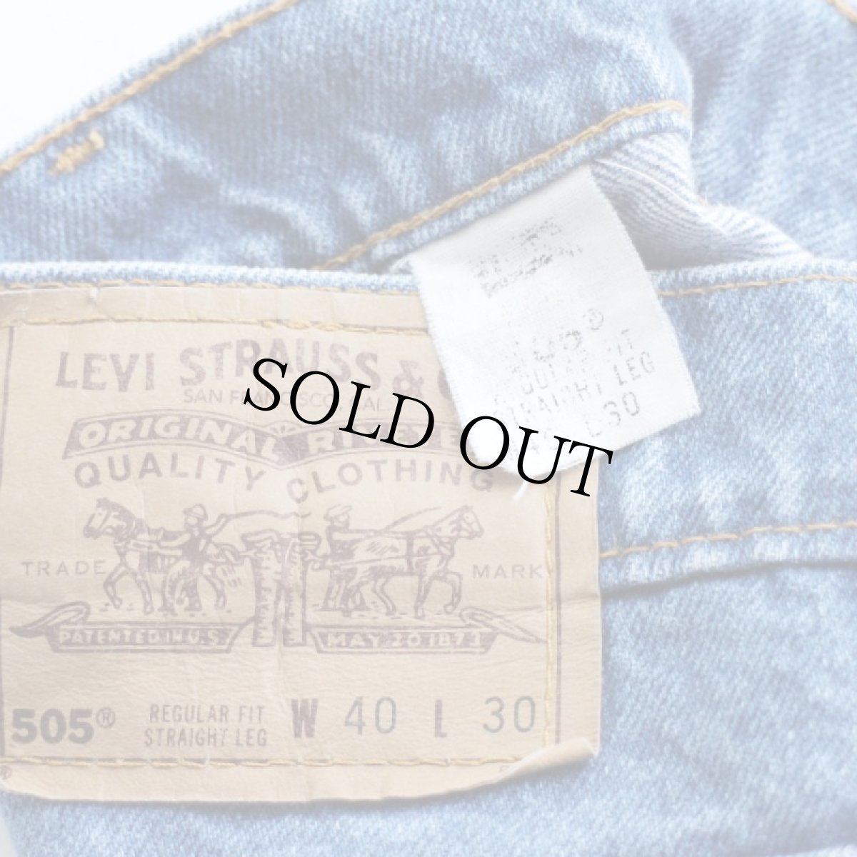 画像4: 90s USA製 Levi'sリーバイス 505 デニムパンツ w40★SDP1154 (4)