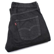 画像1: 90s フランス製 Levi'sリーバイス 501 ブラック デニムパンツ 後染め w33★SDP1494 ユーロ (1)