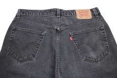 画像5: 00s USA製 Levi'sリーバイス 505 スパイダー ハンドペイント ブラック デニムパンツ w36 L30★SDP1612  (5)