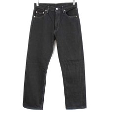 画像2: 90s USA製 Levi'sリーバイス 501 ブラック デニムパンツ 後染め w28★SDP1460 (2)