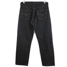 画像3: 90s カナダ製 Levi'sリーバイス 501 ブラック デニムパンツ 後染め w33★SDP1481 (3)