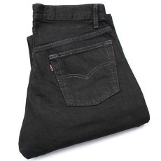 画像1: 80s USA製 Levi'sリーバイス 501 ブラック デニムパンツ カスタム 後染め w30★SDP1497 (1)