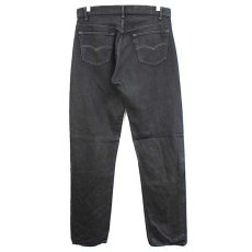 画像3: 90s USA製 Levi'sリーバイス 501 ブラック デニムパンツ 後染め w33★SDP1463 (3)