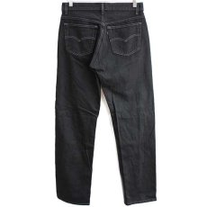 画像3: 90s USA製 Levi'sリーバイス 501 ブラック デニムパンツ 後染め w31★SDP1495 (3)