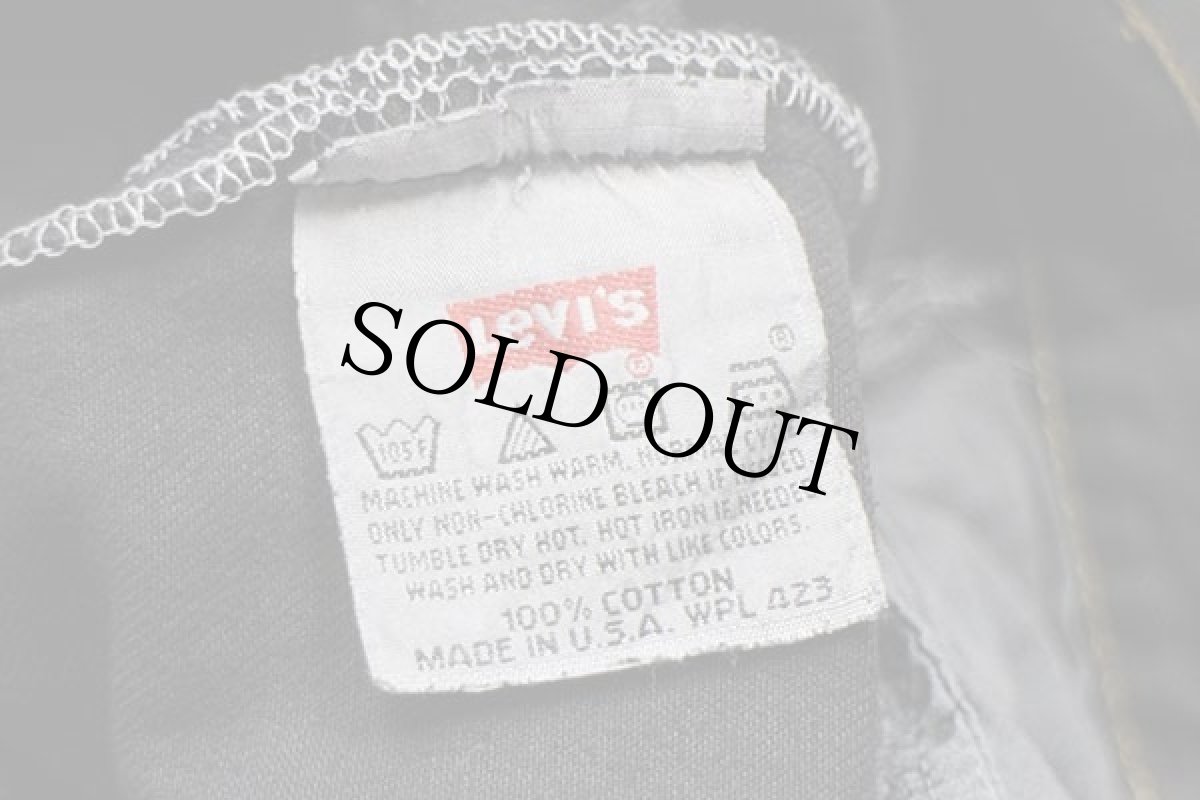 画像6: 90s USA製 Levi'sリーバイス 501 ブラック デニムパンツ 後染め w31★SDP1475 (6)