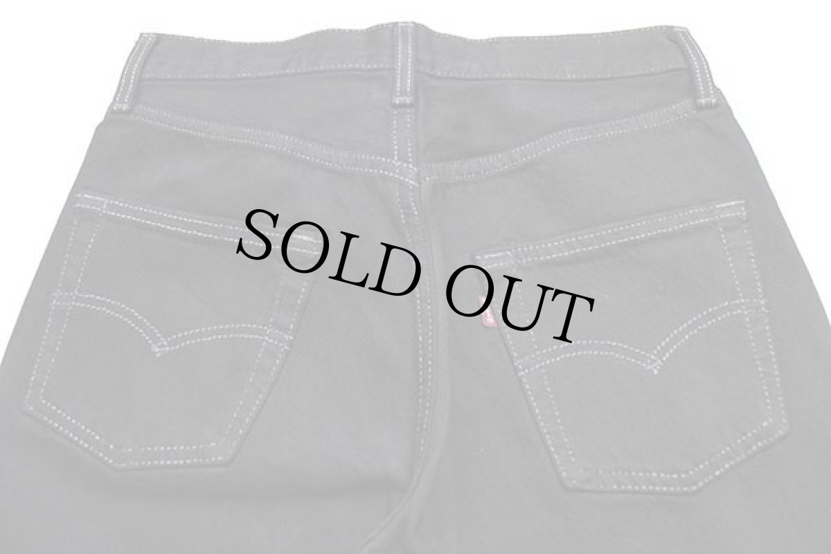 画像5: 90s USA製 Levi'sリーバイス 501 ブラック デニムパンツ 後染め w28★SDP1460 (5)