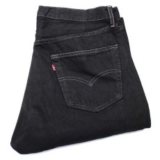 画像1: 00s ポーランド製 Levi'sリーバイス 501 ブラック デニムパンツ 後染め w34★SDP1490 ユーロ (1)