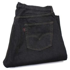 画像1: 90s フランス製 Levi'sリーバイス 501 ブラック デニムパンツ 後染め w36★SDP1482 ユーロ (1)