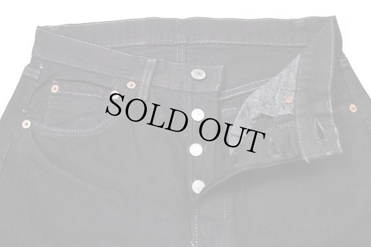 画像4: 80s USA製 Levi'sリーバイス 501 ブラック デニムパンツ カスタム 後染め w30★SDP1497 (4)