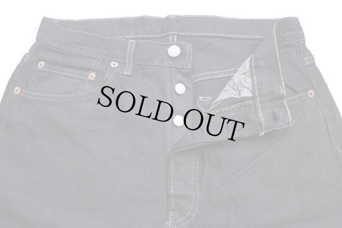 画像4: 90s USA製 Levi'sリーバイス 501 ブラック デニムパンツ 後染め w31★SDP1458 (4)