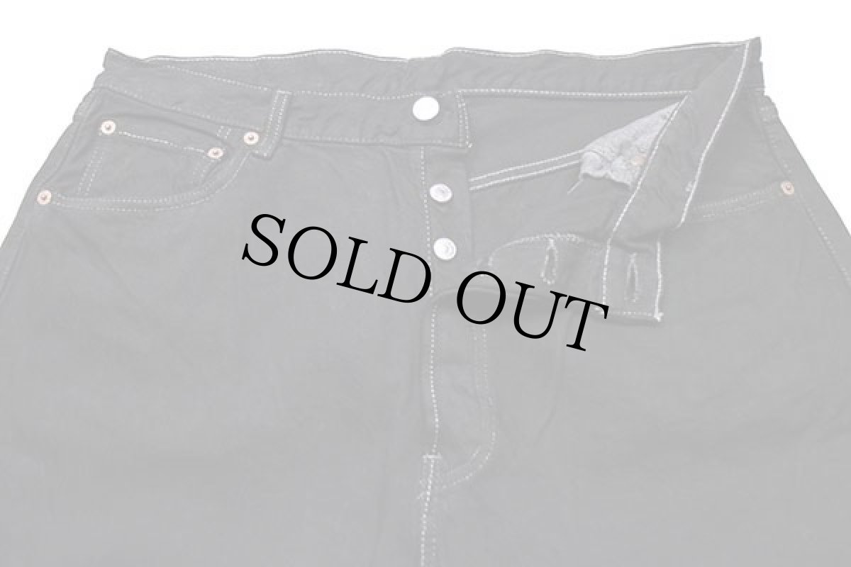 画像4: 90s USA製 Levi'sリーバイス 501 ブラック デニムパンツ 後染め w37★SDP1467 (4)