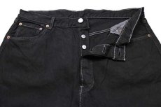 画像4: 90s USA製 Levi'sリーバイス 501 ブラック デニムパンツ 後染め w37★SDP1467 (4)