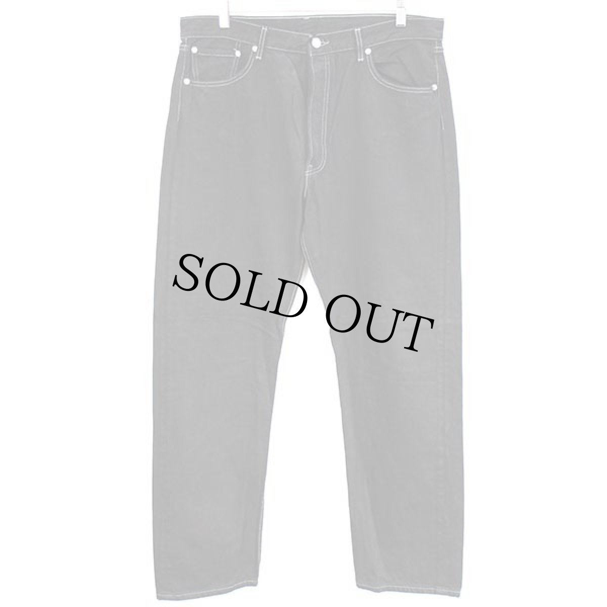 画像2: 00s USA製 Levi'sリーバイス 501 ブラック デニムパンツ 後染め w38 L32★SDP1465 (2)
