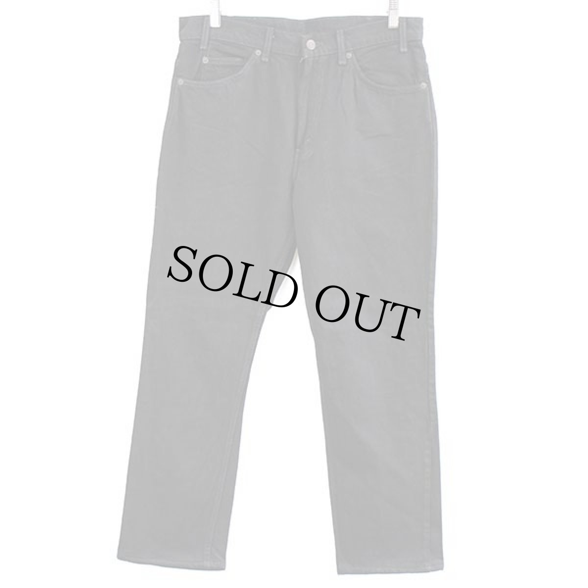 画像2: 80s Levi'sリーバイス 509 ブラック デニムパンツ 後染め w34★SDP1549 (2)