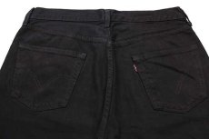 画像5: 00s スペイン製 Levi'sリーバイス 501 ブラック デニムパンツ 後染め w34 L32★SDP1476 ユーロ (5)