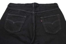 画像5: 90s USA製 Levi'sリーバイス 501 ブラック デニムパンツ 後染め w37★SDP1467 (5)