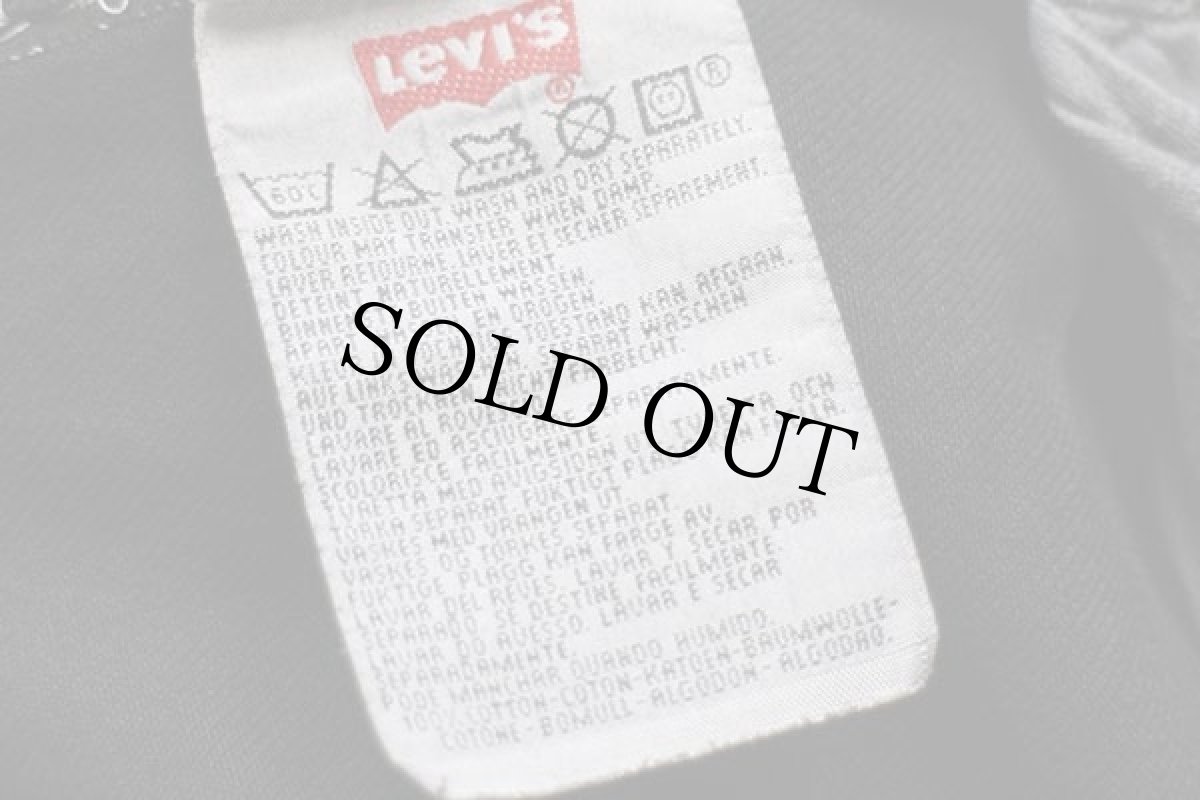 画像6: 90s ベルギー製 Levi'sリーバイス 501 ブラック デニムパンツ 後染め w33★SDP1516 ユーロ (6)