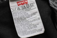 画像6: 90s ベルギー製 Levi'sリーバイス 501 ブラック デニムパンツ 後染め w33★SDP1516 ユーロ (6)