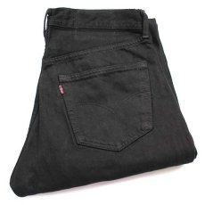 画像1: 90s USA製 Levi'sリーバイス 501 ブラック デニムパンツ 後染め w32★SDP1457 (1)