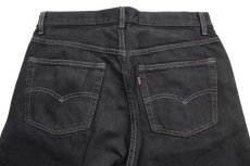 画像5: 90s USA製 Levi'sリーバイス 501 ブラック デニムパンツ 後染め w31★SDP1458 (5)