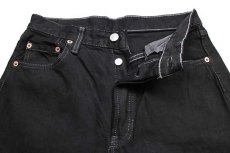 画像4: 90s USA製 Levi'sリーバイス 501 ブラック デニムパンツ 後染め w28★SDP1460 (4)