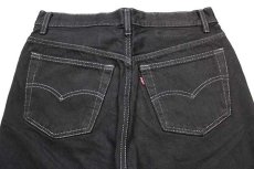 画像5: 90s USA製 Levi'sリーバイス 501 ブラック デニムパンツ 後染め w31★SDP1495 (5)