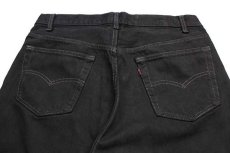 画像5: 90s USA製 Levi'sリーバイス 501 ブラック デニムパンツ 後染め w33★SDP1463 (5)