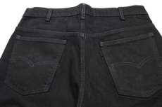 画像5: 80s Levi'sリーバイス 509 ブラック デニムパンツ 後染め w34★SDP1549 (5)