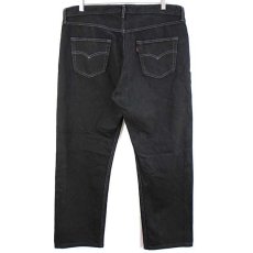 画像3: 90s USA製 Levi'sリーバイス 501 ブラック デニムパンツ 後染め w37★SDP1467 (3)