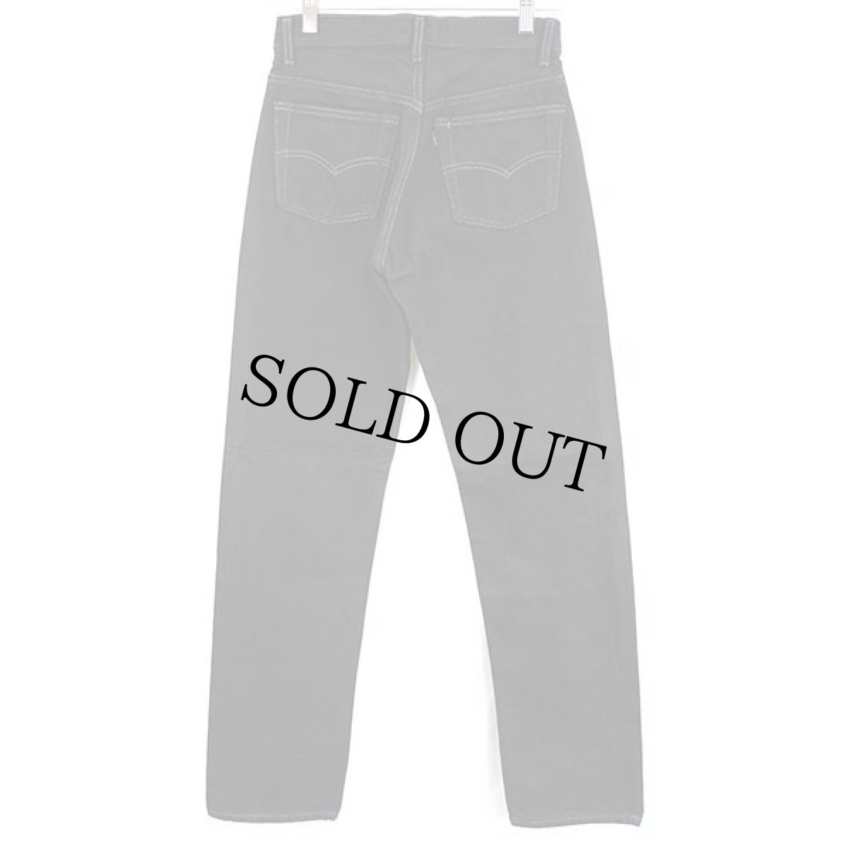画像3: 90s USA製 Levi'sリーバイス 501 ブラック デニムパンツ 後染め w27★SDP1471 (3)
