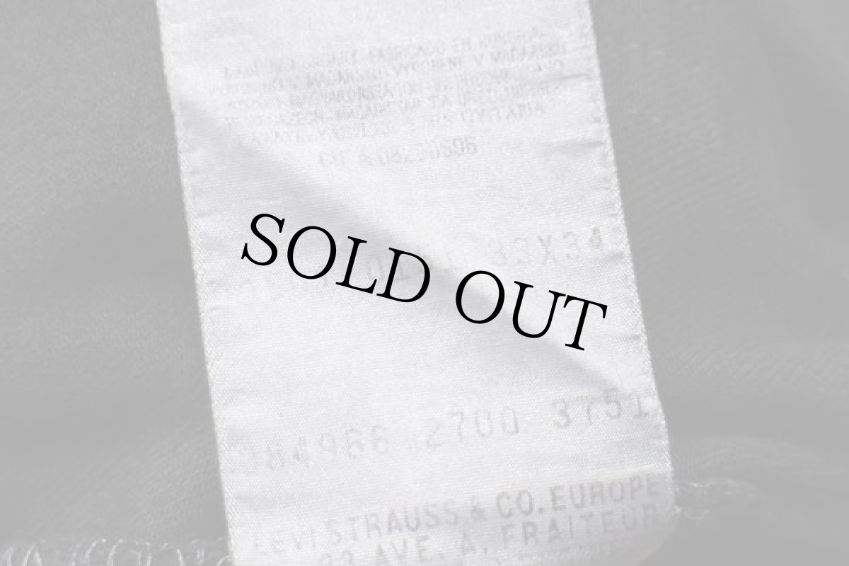 画像6: 90s ハンガリー製 Levi'sリーバイス 501 ブラック デニムパンツ 後染め w33 L34★SDP1525 ユーロ (6)