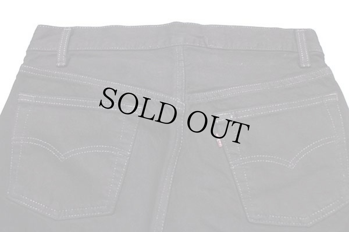 画像5: 80s USA製 Levi'sリーバイス 501 ブラック デニムパンツ カスタム 後染め w30★SDP1497 (5)